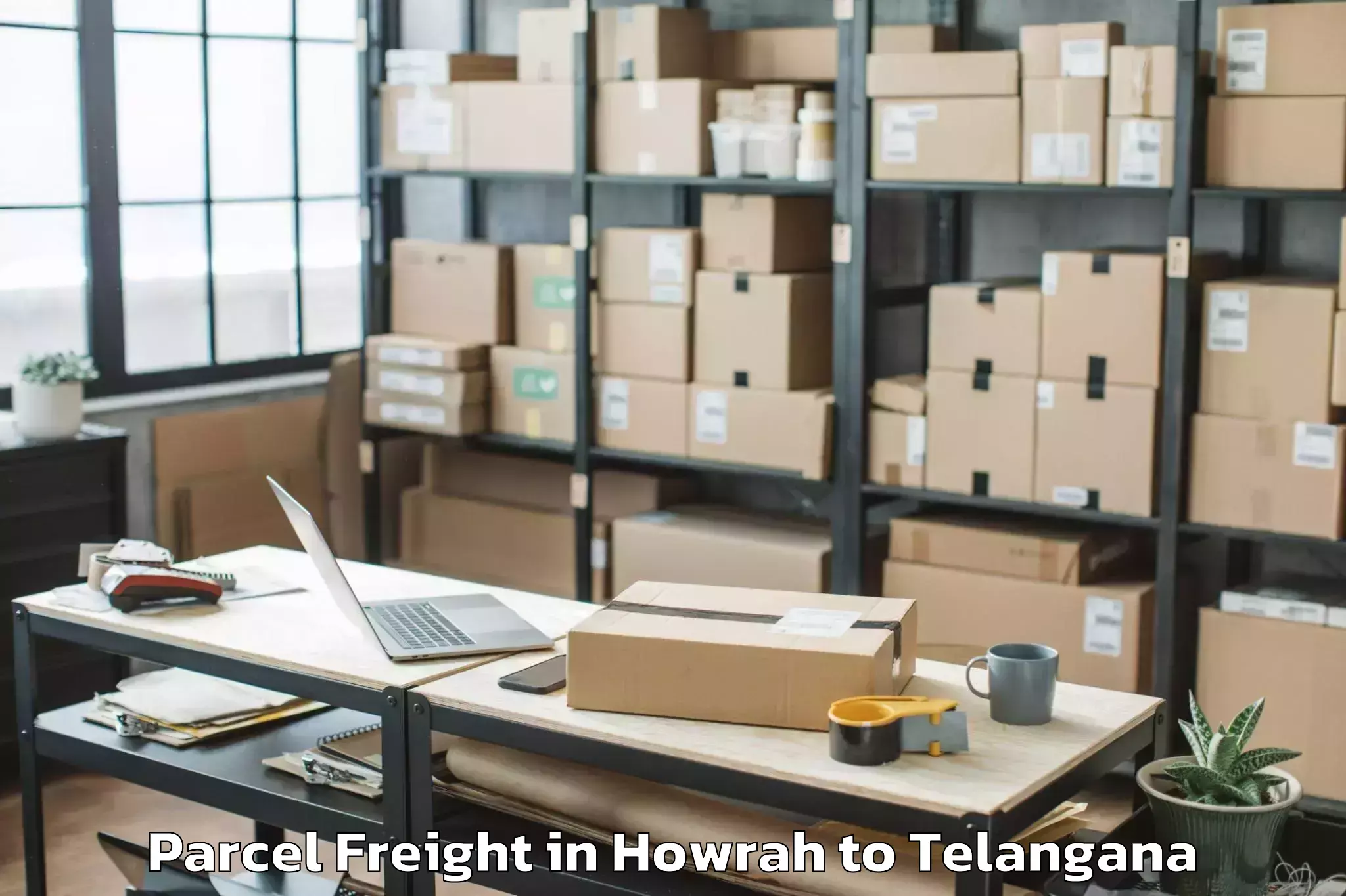 Trusted Howrah to Yellandu Parcel Freight